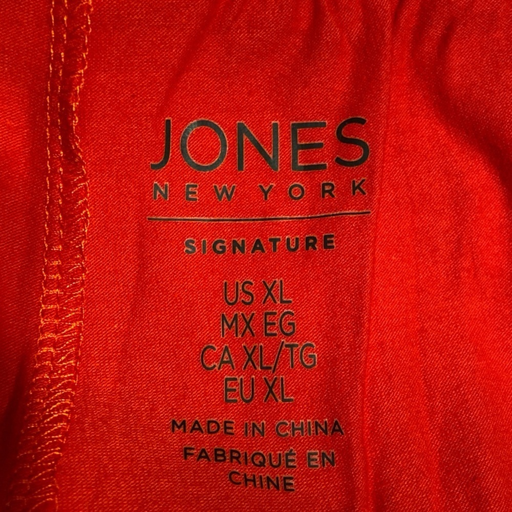 Jones New York Red and Blue A-Line Mini Skirt Casual - Picture 2 of 8